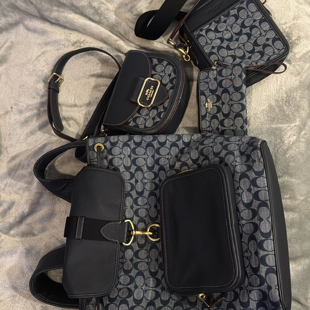 COACH Sullivan Backpack In Signature Chambray